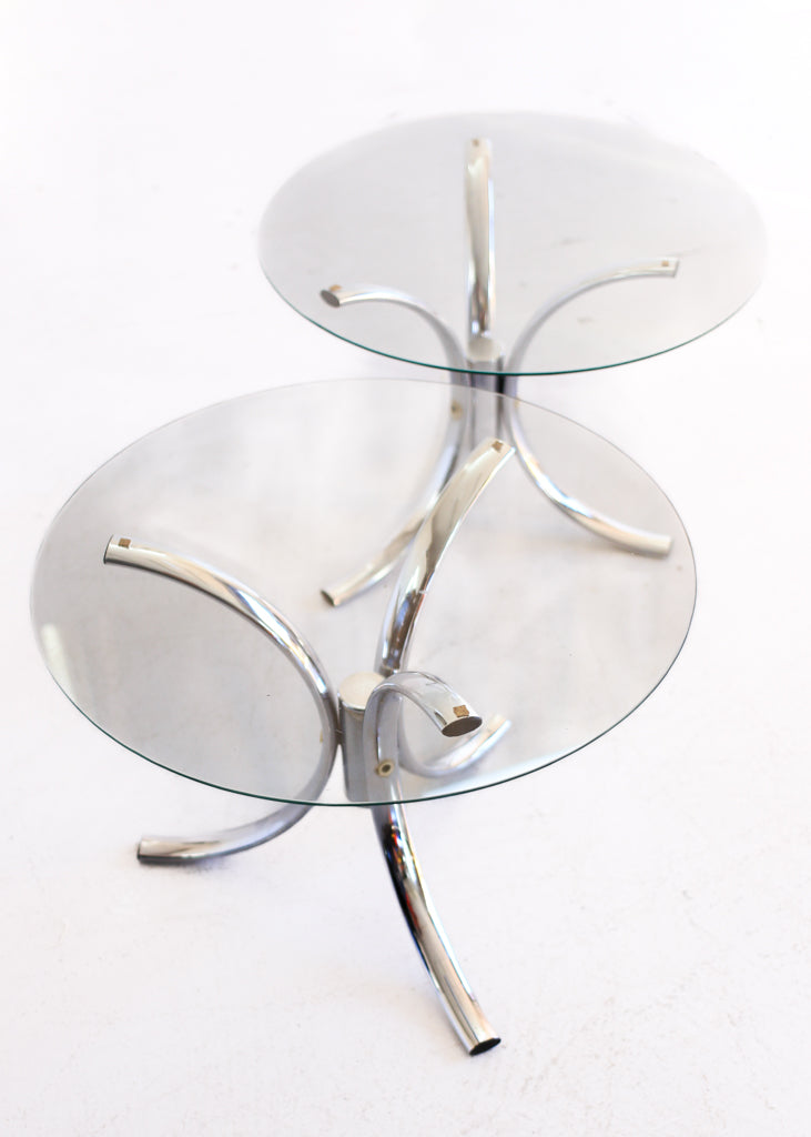 Steel and Chrome Side Tables - priced per unit