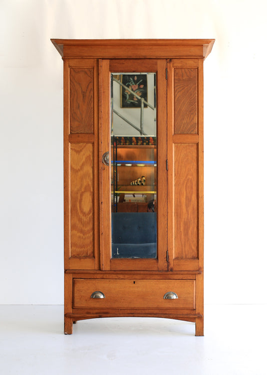 Vintage Oak Armoire