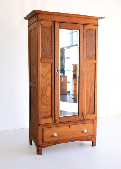 Vintage Oak Armoire