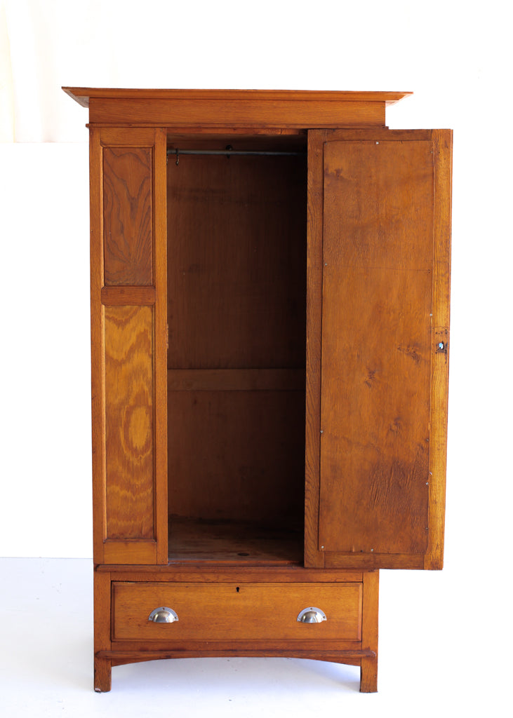 Vintage Oak Armoire