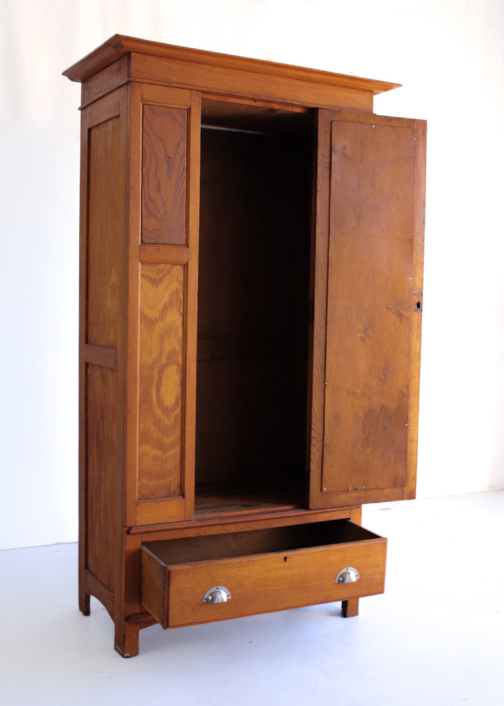 Vintage Oak Armoire