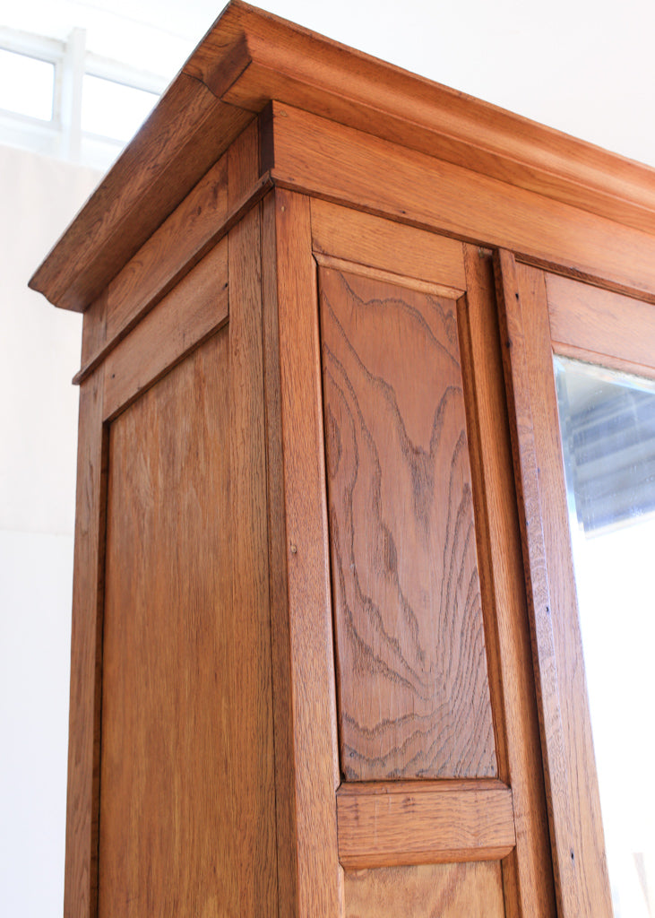 Vintage Oak Armoire