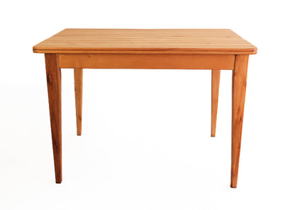 Vintage Solid Beech Kitchen Table