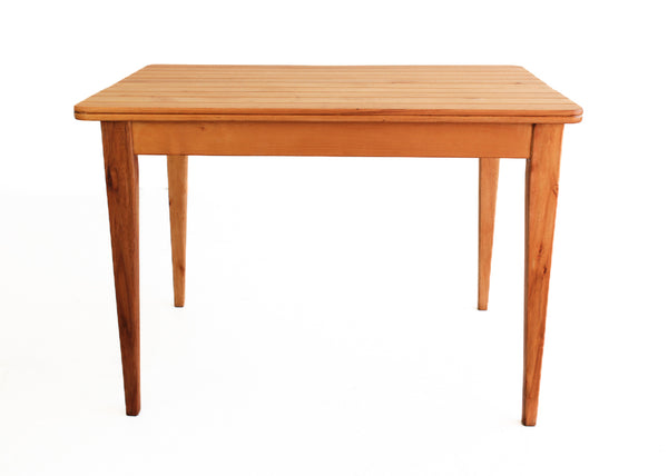 Vintage Solid Beech Kitchen Table