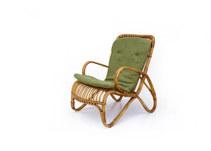 Two Vintage Cane Armchairs - priced per piece
