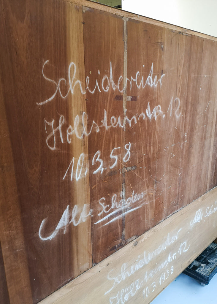 German Art Deco Wall Cabinet