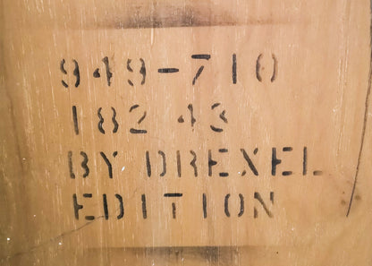 Three Piece Drexel Heritage Furnishings Illuminated Cabinet - 1970's