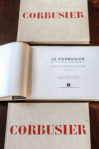 Collectible Le Corbusier Complete Works/Oeuvre Complète set