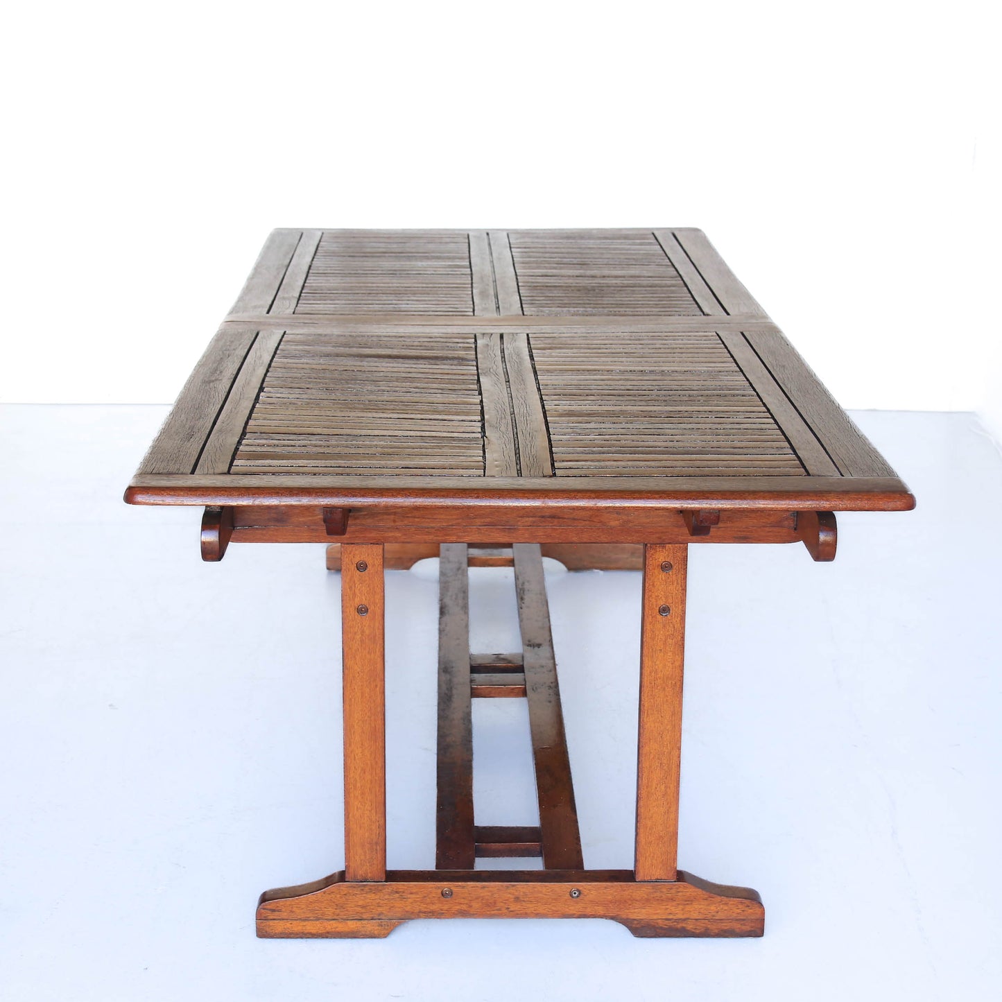 Twelve Seater Solid Wood Patio Table