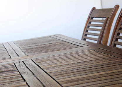 Twelve Seater Solid Wood Patio Table