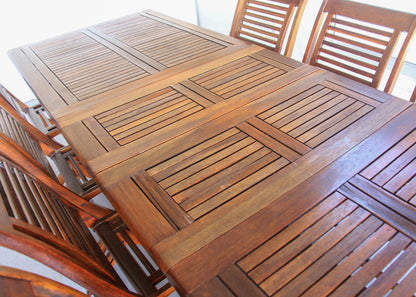 Twelve Seater Solid Wood Patio Table
