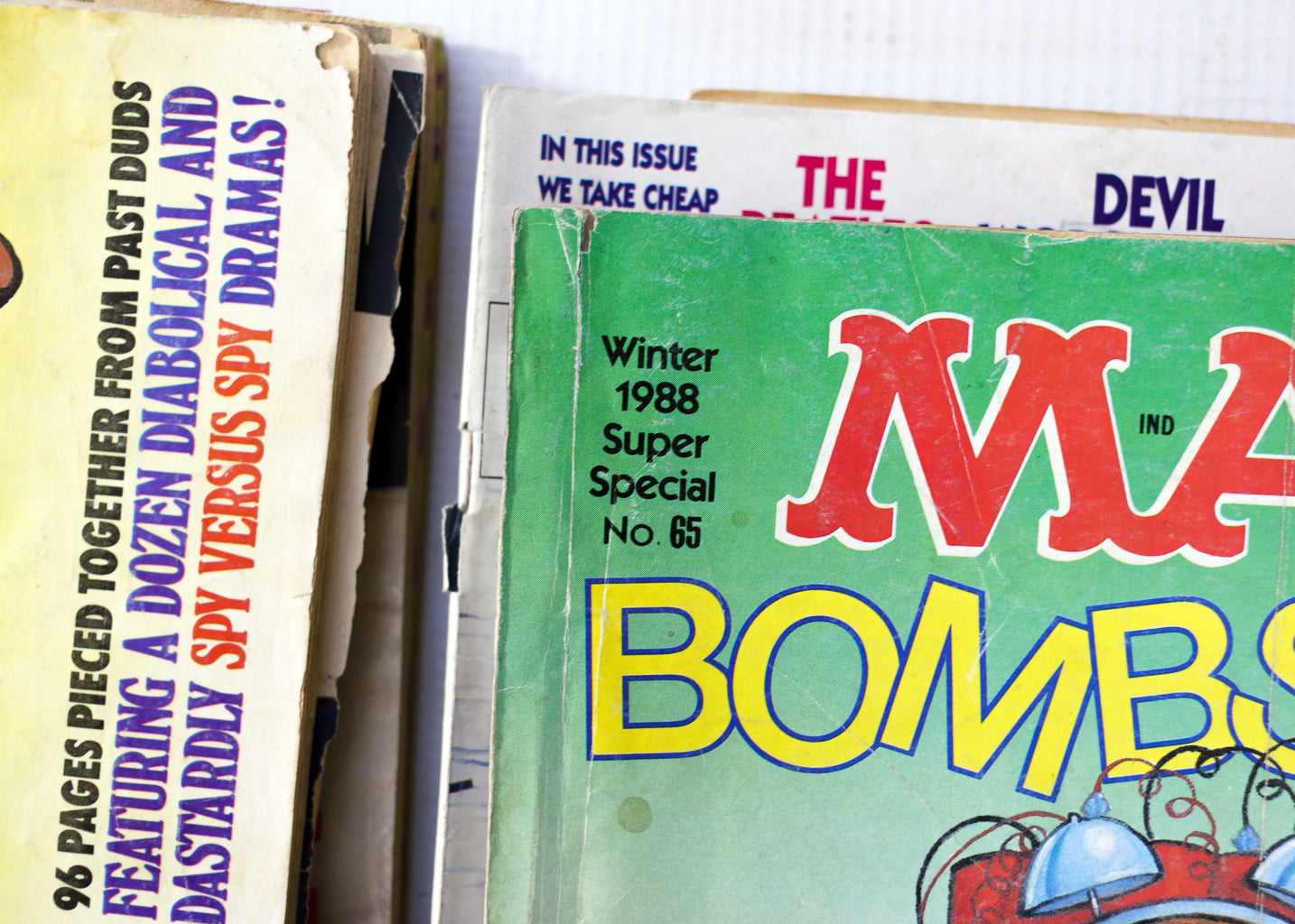 Collection of Thirty Four 1990s "Mad" and "Super Special Mad" Magazines
