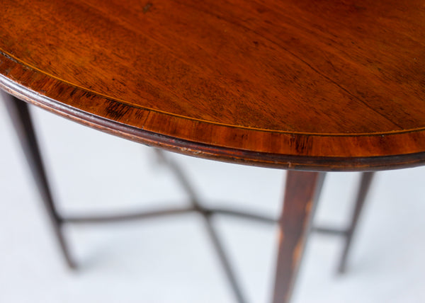 Antique Oval Lamp Table