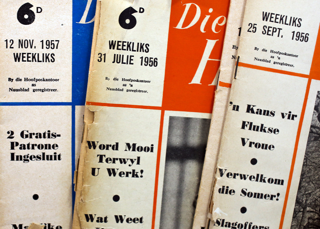 Collection of Thirty 1950s "Die Huisvrou" Magazines