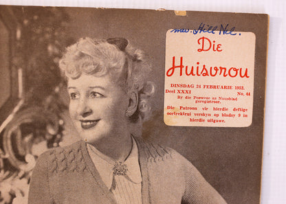 Collection of Thirty 1950s "Die Huisvrou" Magazines
