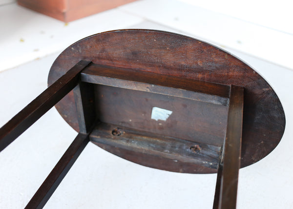 Antique Oval Lamp Table