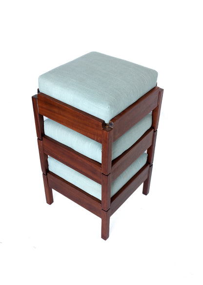 Set of Three Stacking Footstools