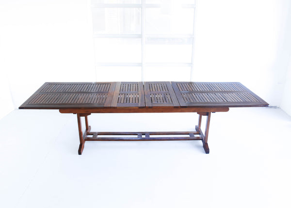 Twelve Seater Solid Wood Patio Table