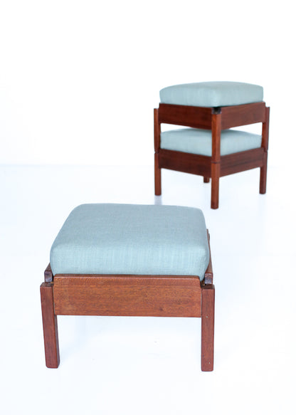 Set of Three Stacking Footstools