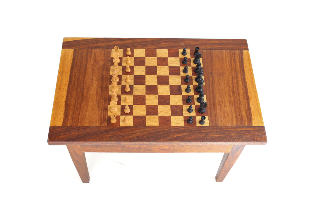 Solid Wood Chess Table