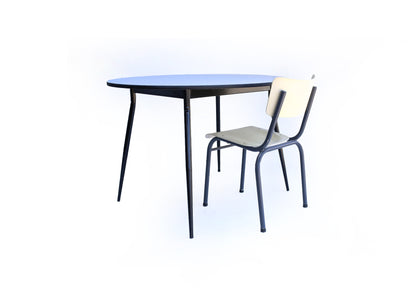 Mid-century Steel Base Kitchen Table