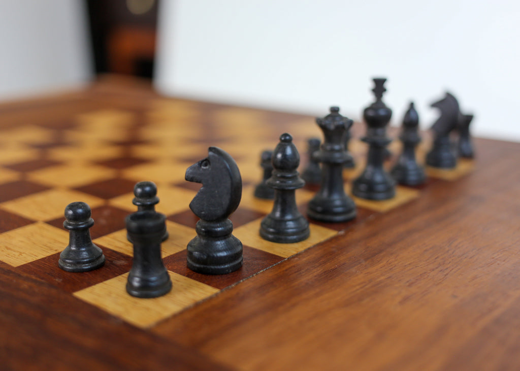 Solid Wood Chess Table