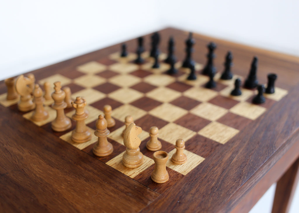 Solid Wood Chess Table