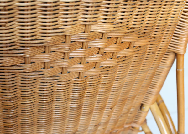 80s Cane Armchair