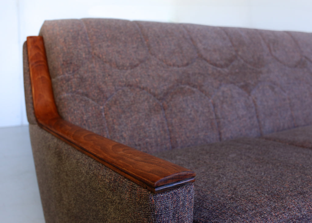 Vintage Modern Three-Seater Sofa