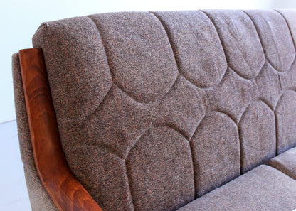 Vintage Modern Three-Seater Sofa