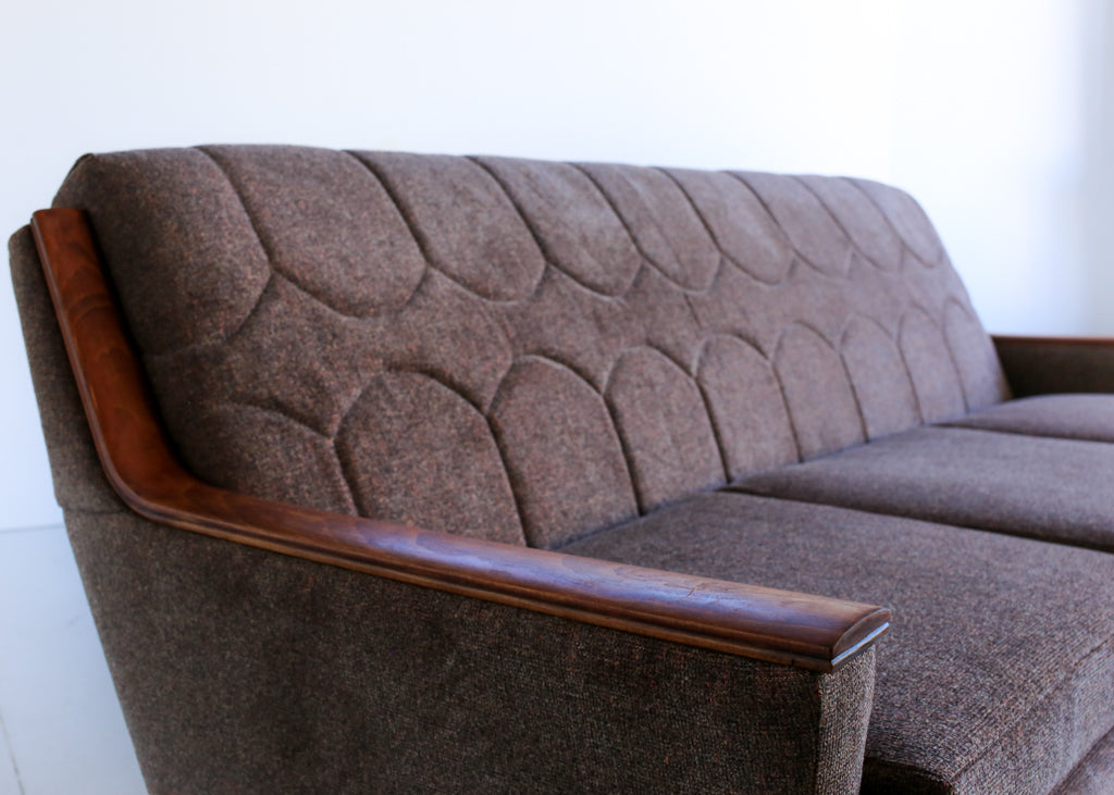 Vintage Modern Three-Seater Sofa