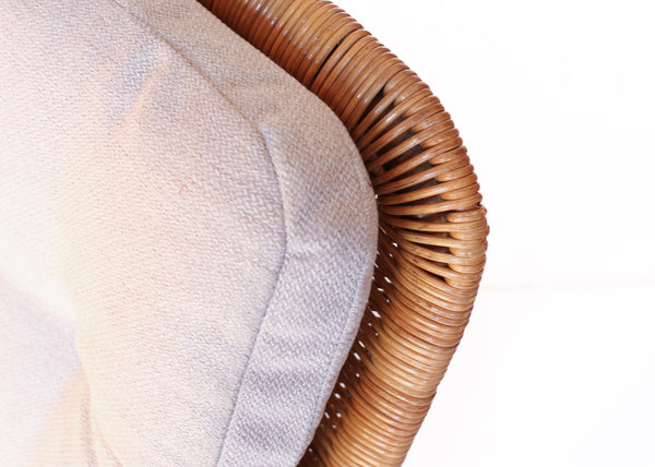80s Cane Armchair