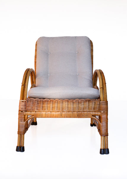 80s Cane Armchair