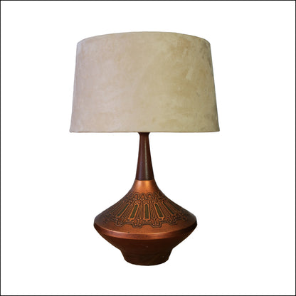 1960's Brutalist Ceramic Lamp