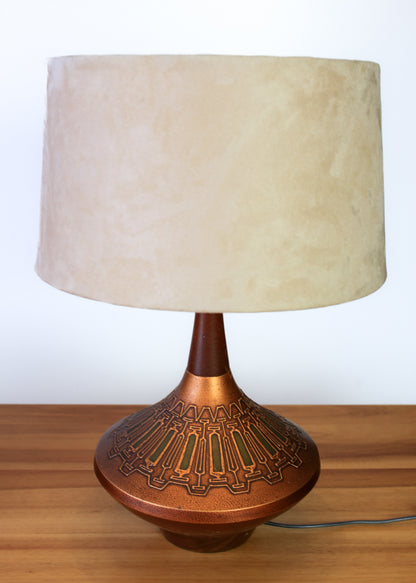1960's Brutalist Ceramic Lamp