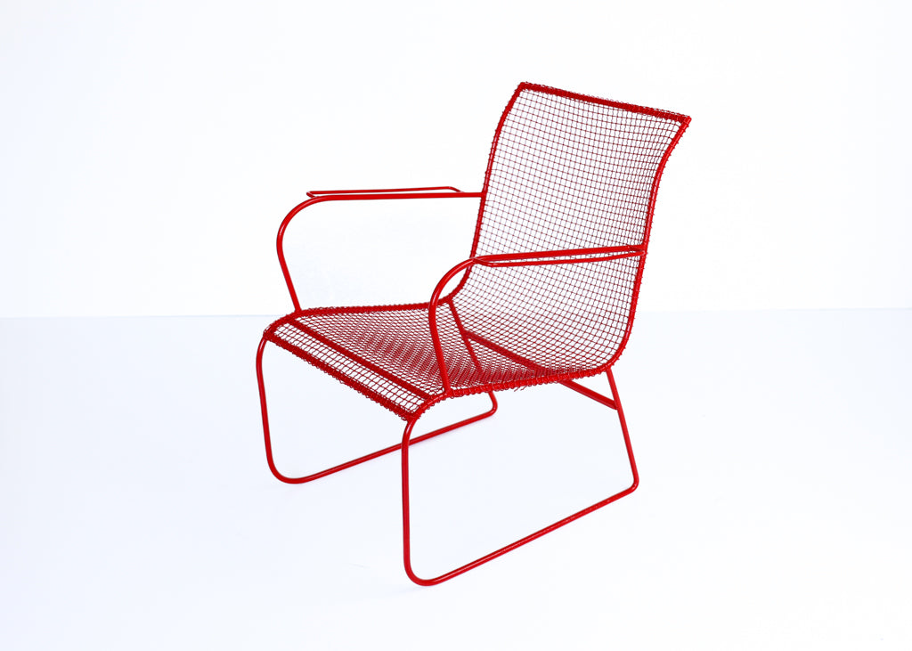 Vintage Steel Patio Chairs - priced per pair