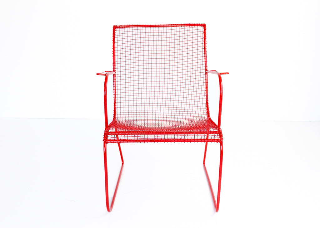 Vintage Steel Patio Chairs - priced per pair