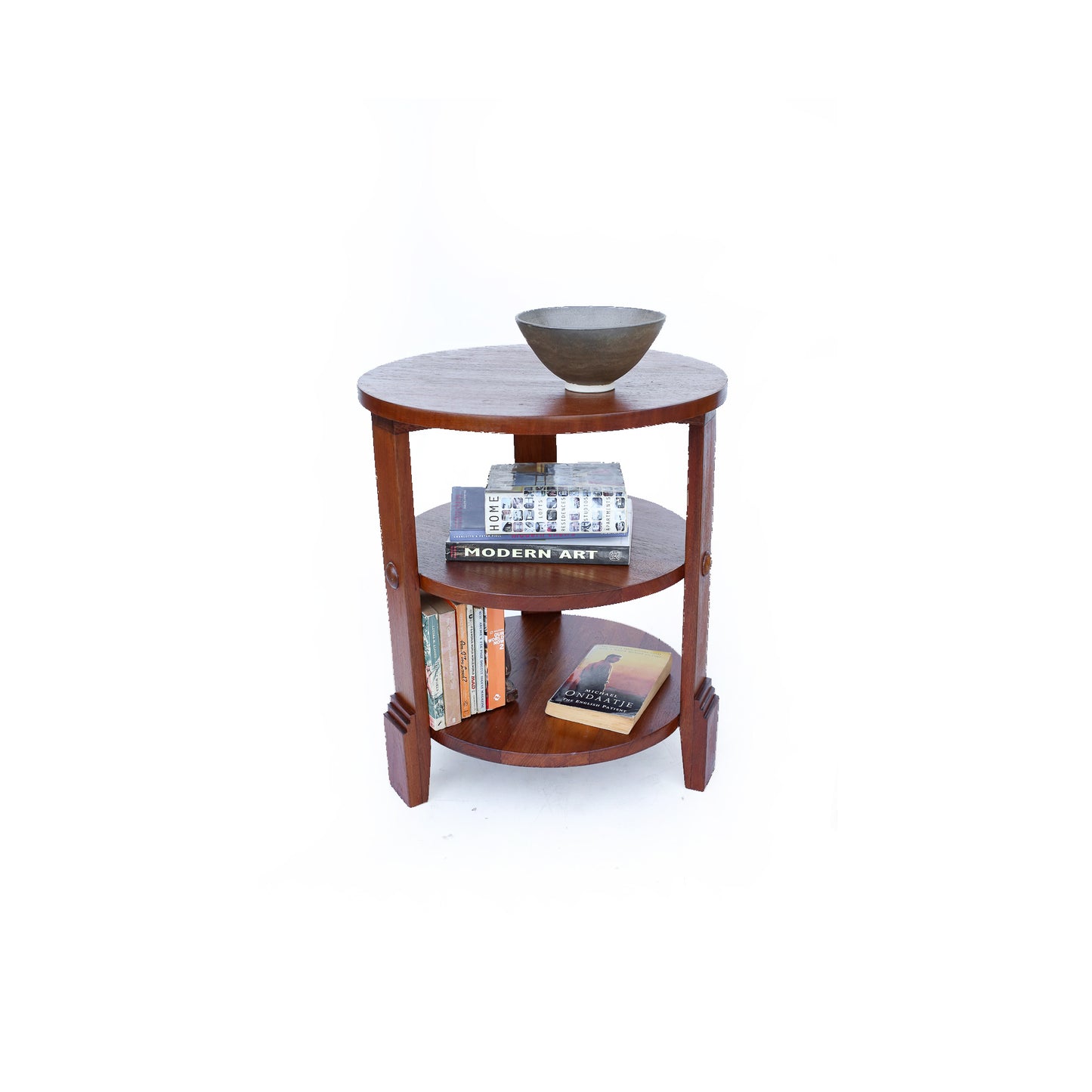 Round Art Deco Lamp Table