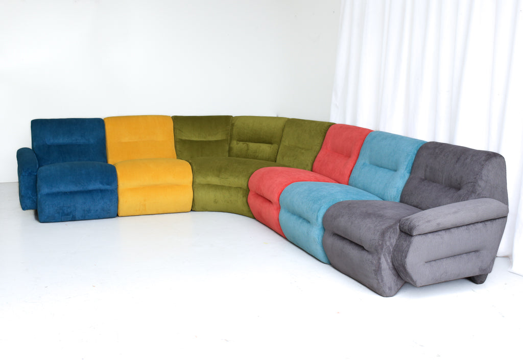 Vintage 1980's Modular Sofa
