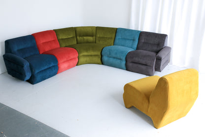 Vintage 1980's Modular Sofa