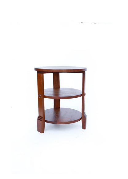 Round Art Deco Lamp Table