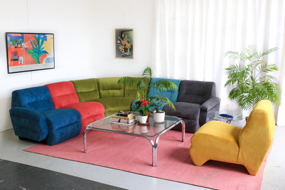 Vintage 1980's Modular Sofa