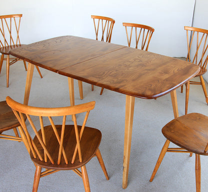 A Set of Four Vintage Shalstone Dining Chairs by Lucian Ercolani for Ercol (Two Sets Available)