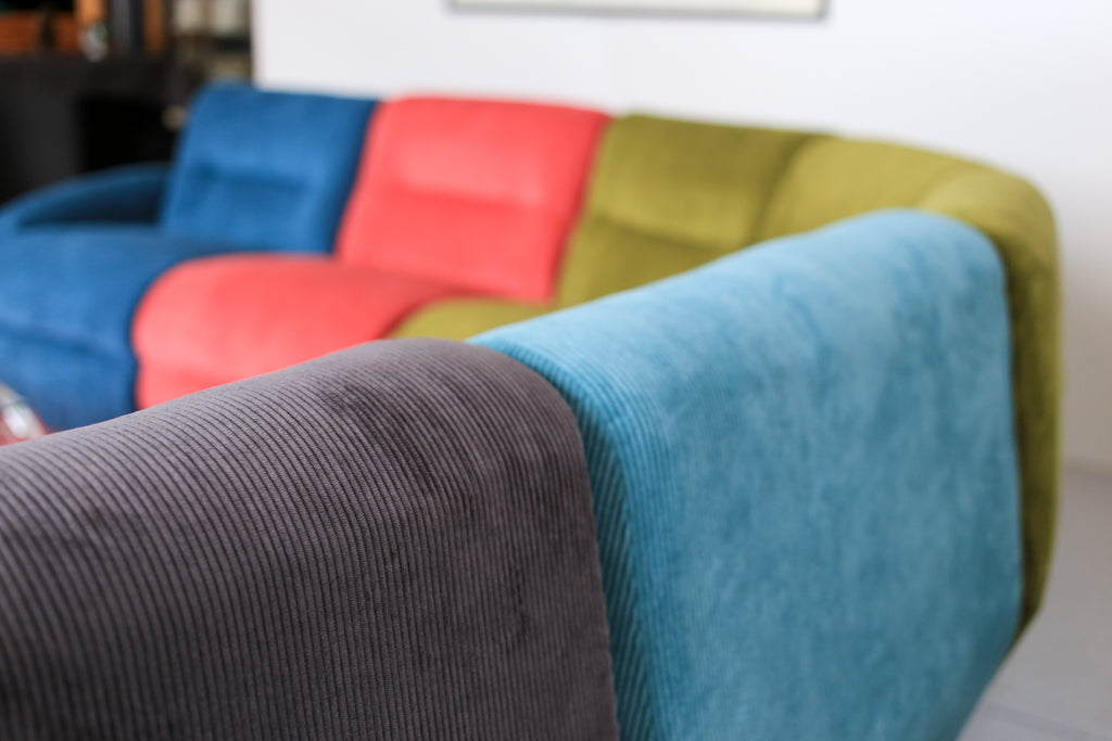 Vintage 1980's Modular Sofa