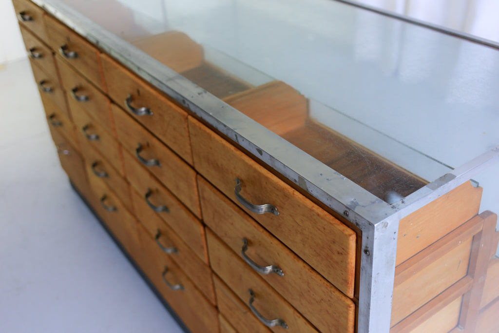 Antique Haberdashery Shop Counter