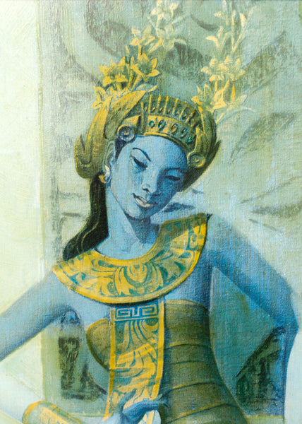 Vintage Balinese Dancer Print by Tretchikoff