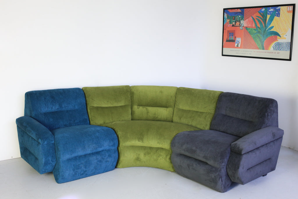 Vintage 1980's Modular Sofa
