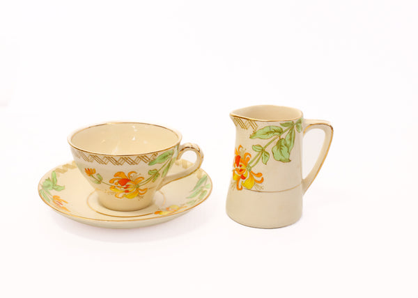 Vintage Madock England Honeysuckle Part Tea Service