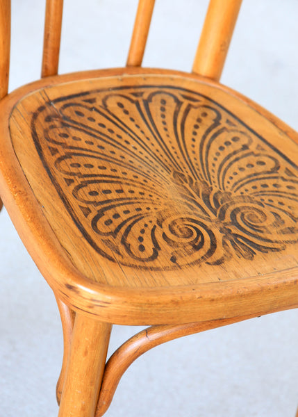 Single Antique Bentwood Café Chair