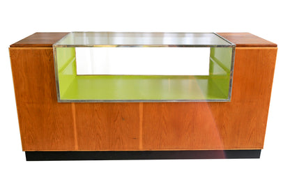 Solid Oak and Kiaat Haberdashery Counter